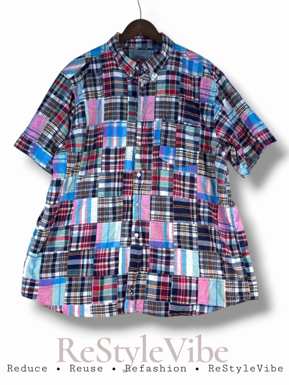 CASTAWAY NANTUCKET ISLAND Men’s Size XL Shirt Madrid Quilted Button Down